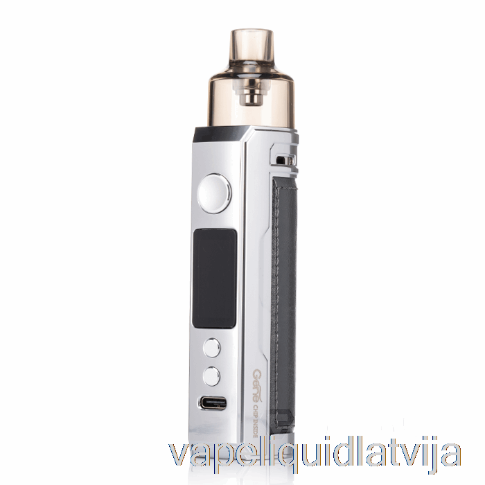 Voopoo Drag X 80w Pod Mod Kit Sudraba Tumši Pelēks Vape šķidrums